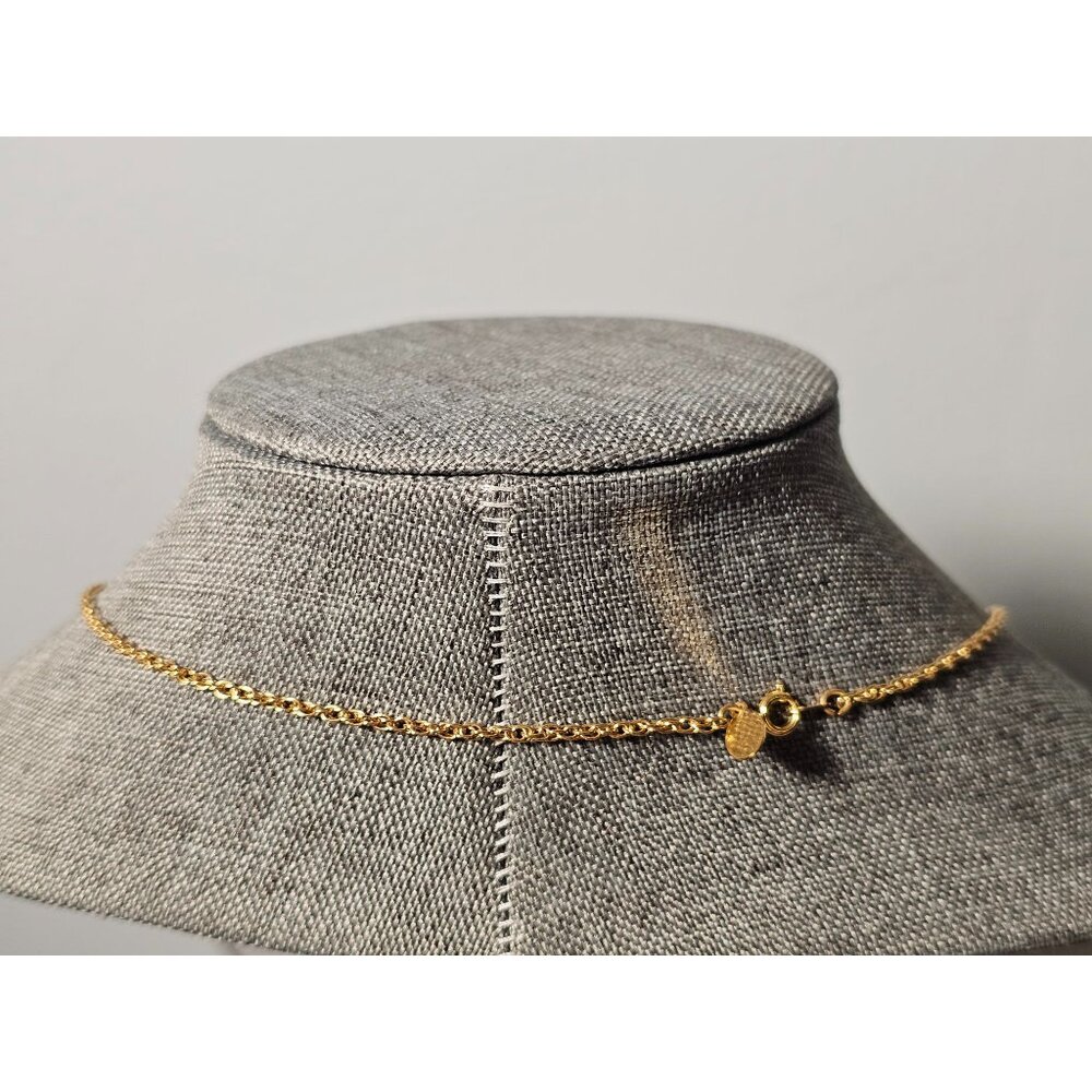 Joan Rivers Faberge Egg Necklace Vintage Long Chain Pendant Goldtone 30" - Picture 3 of 3